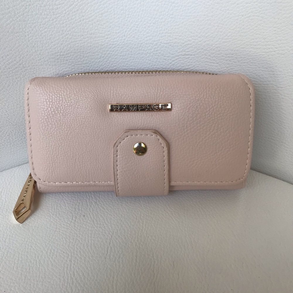 Rampage Baby Pink Clutch Wallet